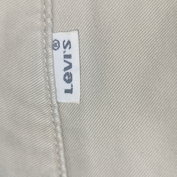 Levi's Mens Vintage Jeans 1990s Jeans Chinos khaki beige tan EUC pants white tab - Picture 10 of 10